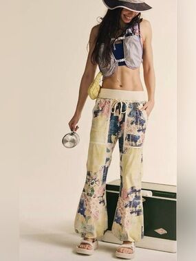 NWT Free People Bali Patchwork pants